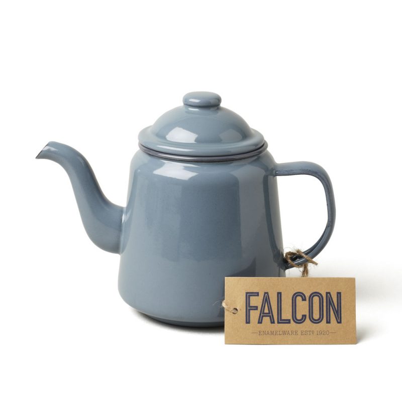 英國 Falcon 獵鷹琺瑯 茶壺 (灰)