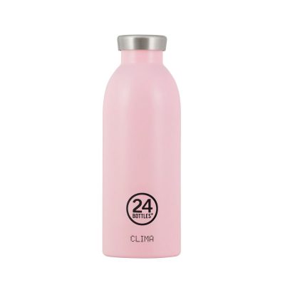 義大利 24Bottles 不鏽鋼雙層保溫瓶 500ml (糖果粉)