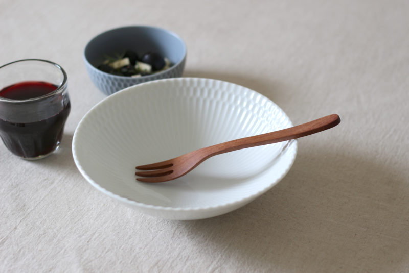 日本 小田陶器 漣漪系列 沙拉碗 18cm
