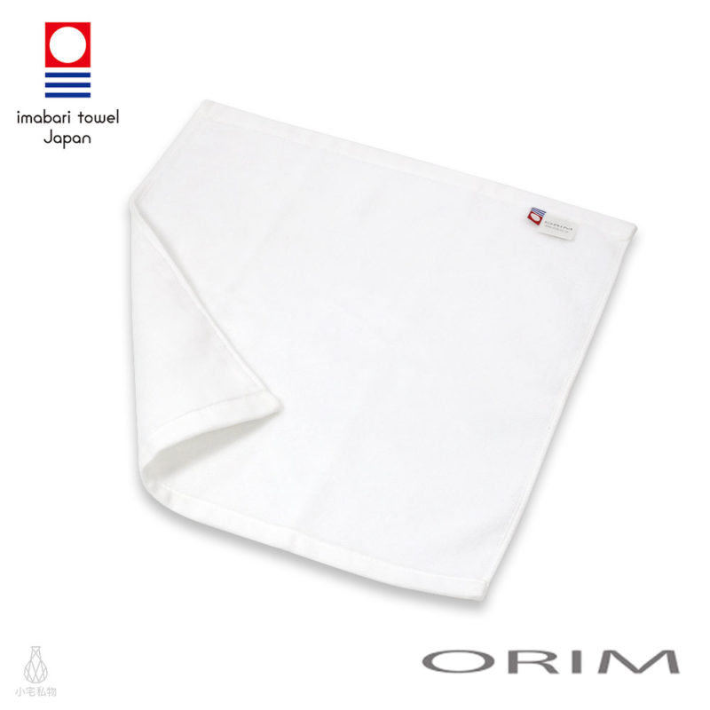 日本 ORIM 飯店級今治方巾 VELOUR PRO 絨毛速乾款 (雪白色)