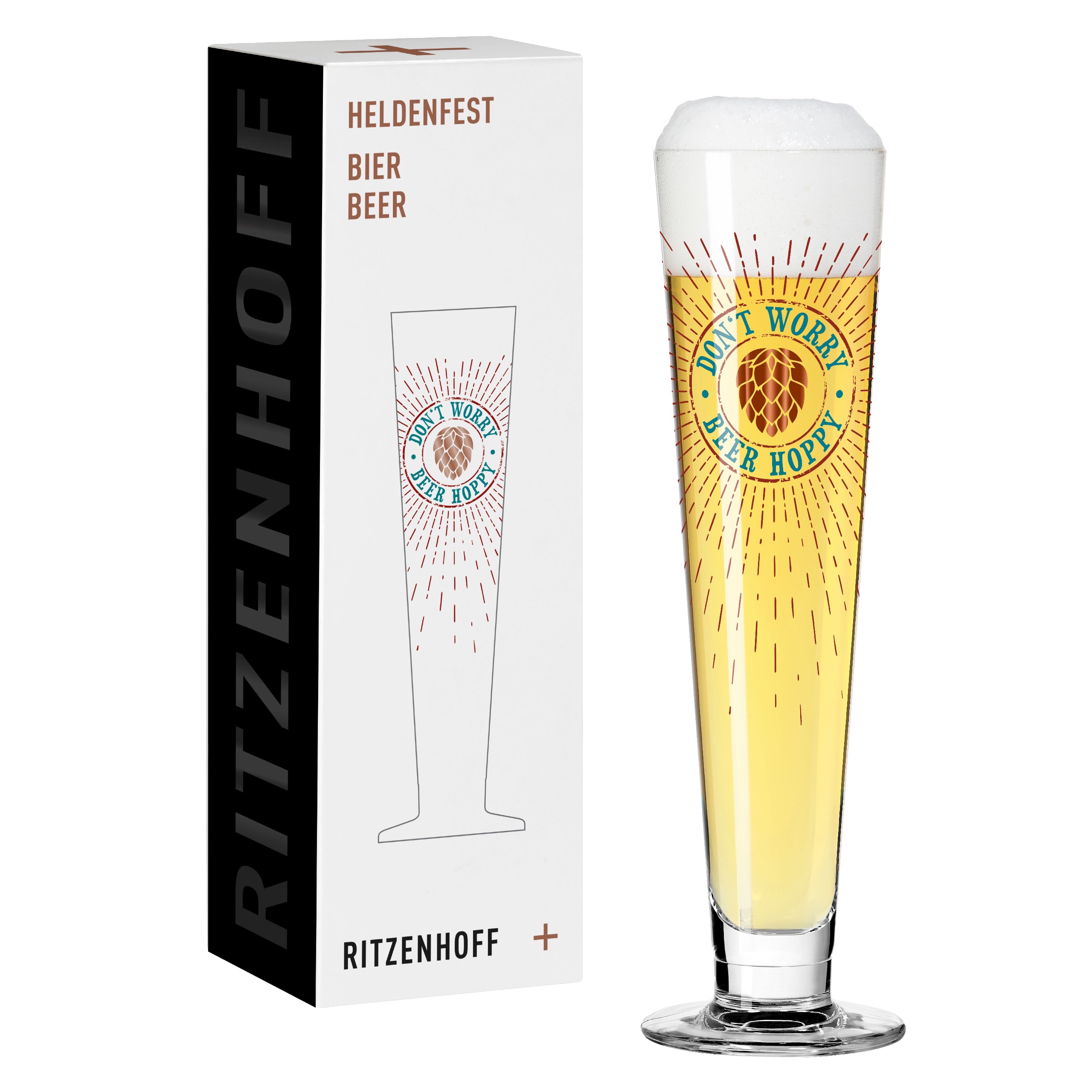 德國 RITZENHOFF 英雄節系列 經典啤酒杯-歡愉花釀