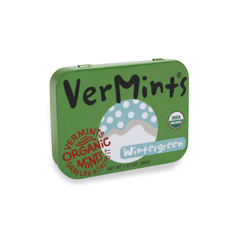 美國 Organic VerMints 有機薄荷糖 40g (冬青)