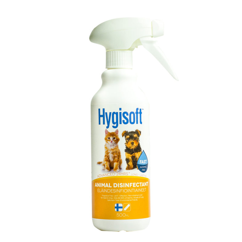 芬蘭 Hygisoft 科威 寵物體味控制抗菌噴霧 500ml