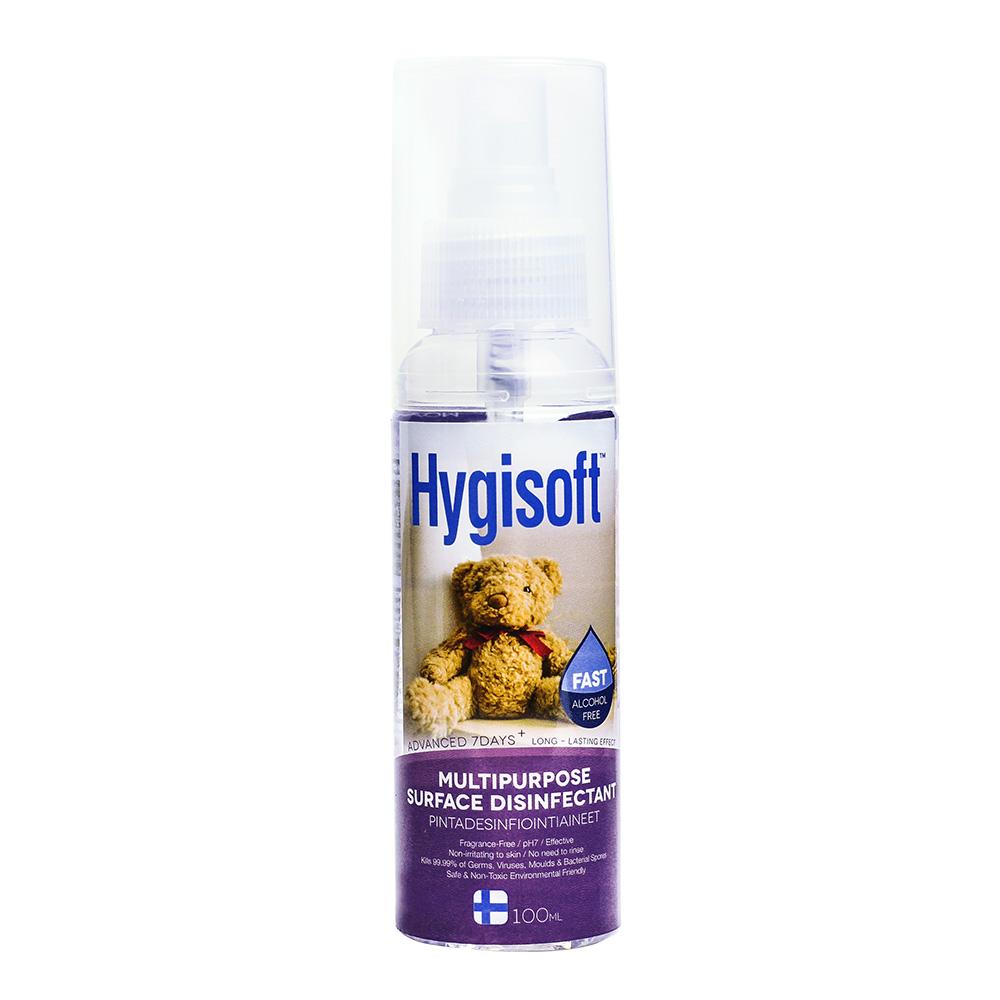 芬蘭 Hygisoft 科威 多用途表面殺菌消毒噴霧 100ml 